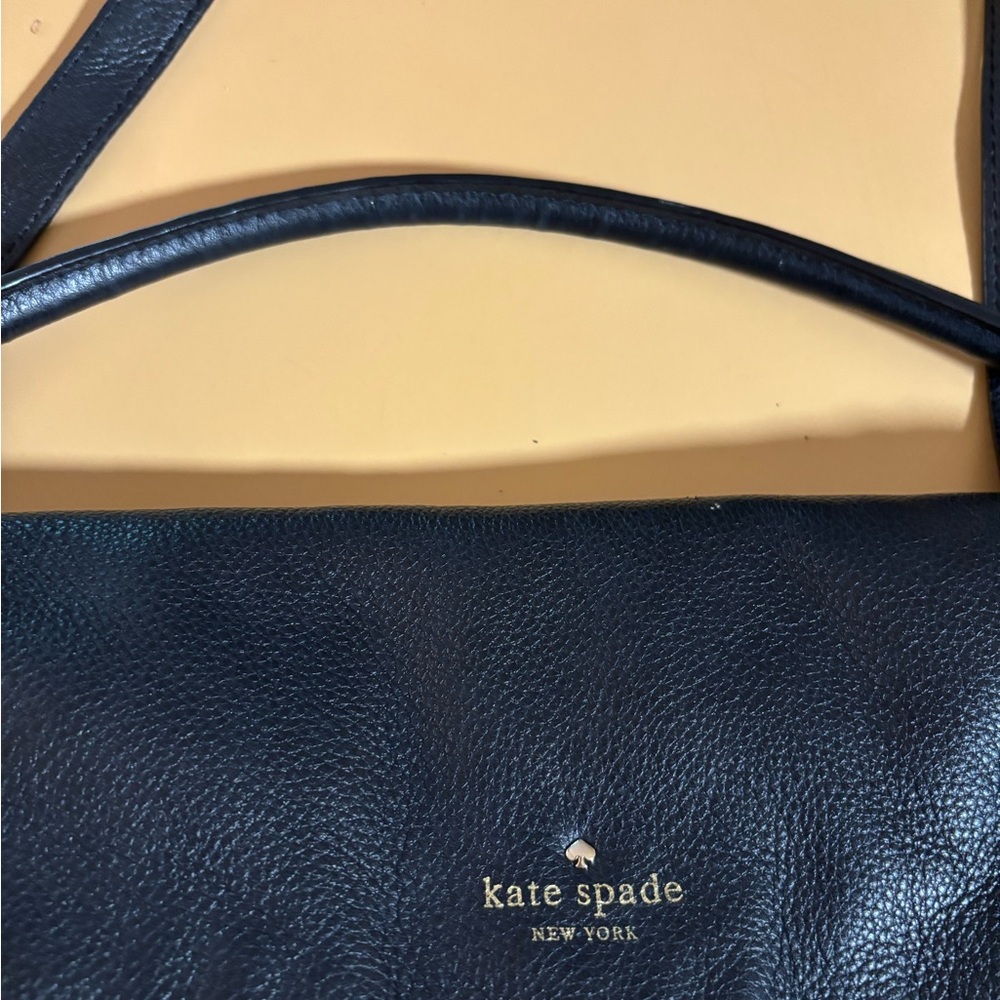 Kate Spade Black Leather Shoulder Bag - Picture 6 of 12
